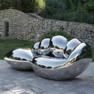 Mirror Bench Sculpture