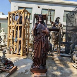 Statue Of The Sacred Heart Of Jesus